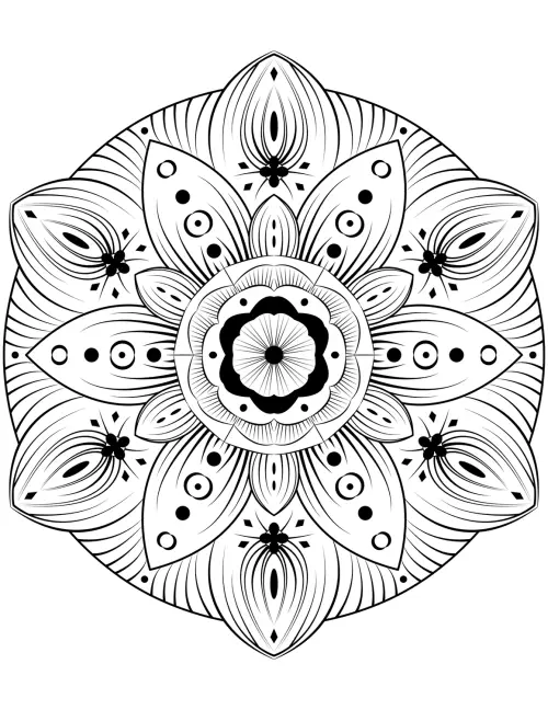 kolorowanka Abstract mandalas