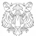 Abstract Tiger