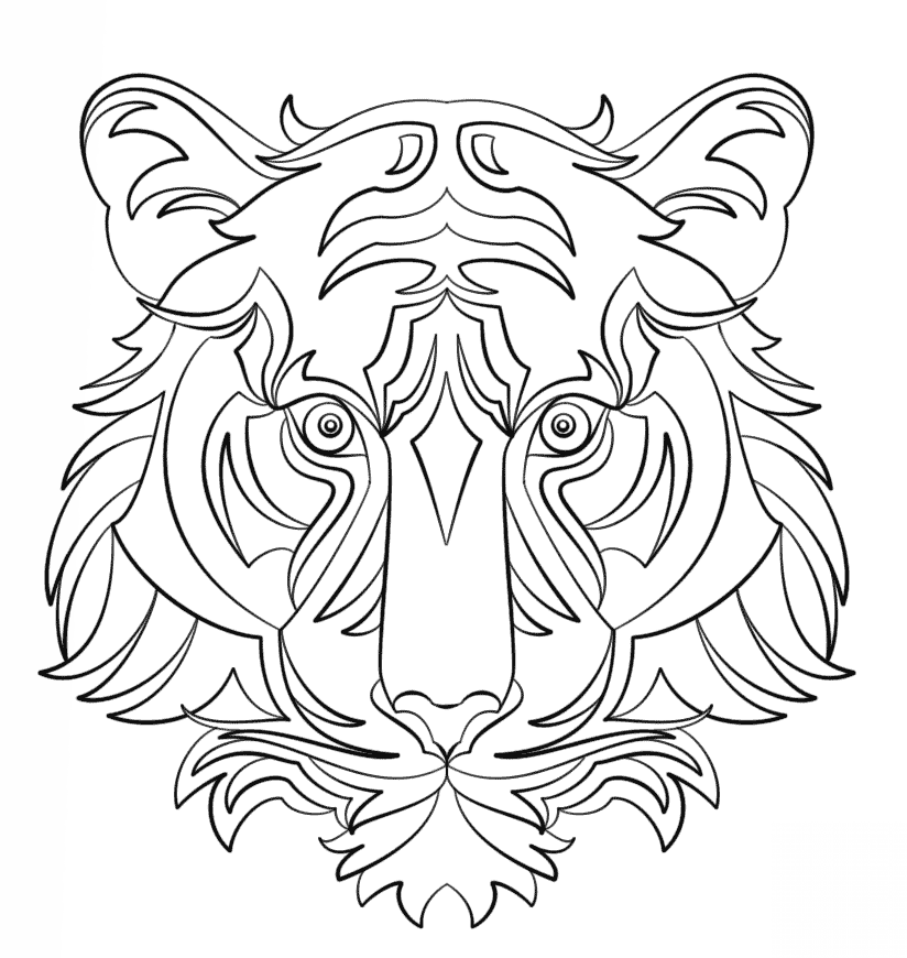 Abstract Tiger