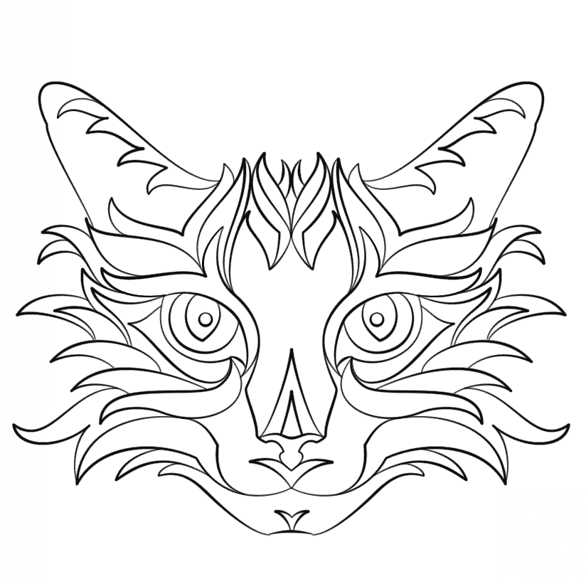 Abstract Cat