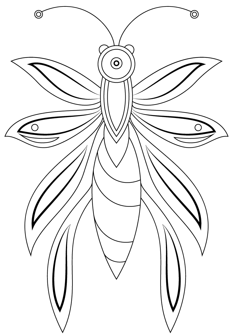 Abstract Butterfly