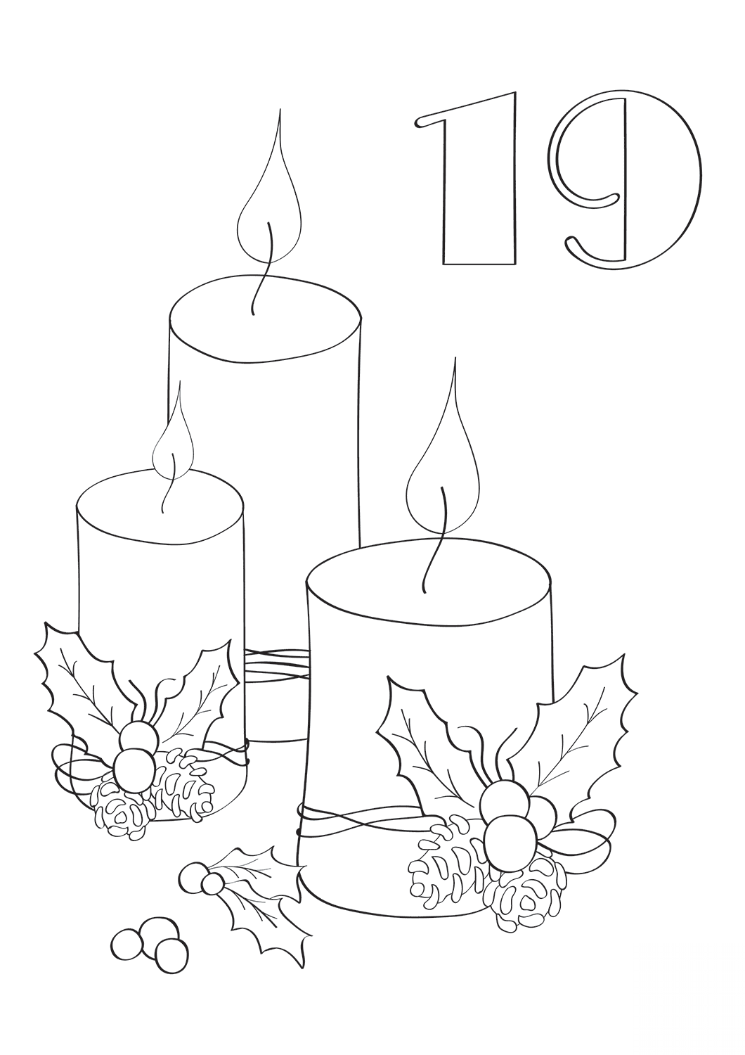 December 19 with Christmas Candles