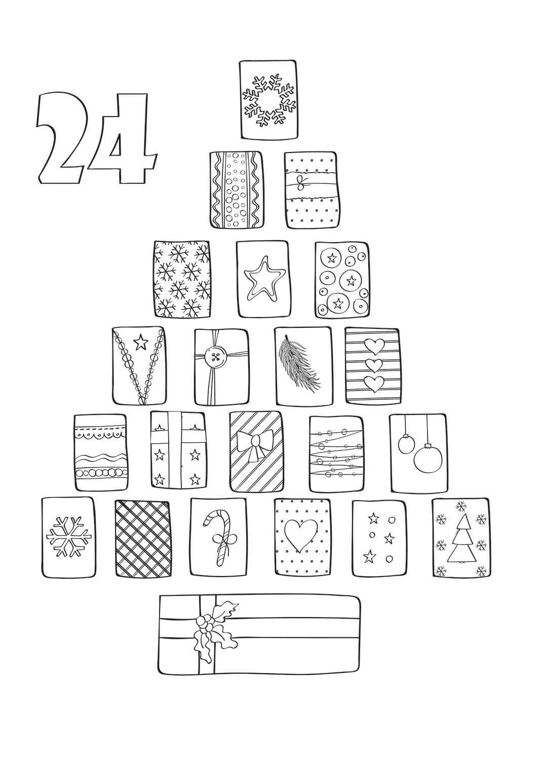 December 24 with Christmas Tree...