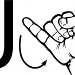 ASL Sign Language Letter J