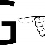 Znak języka ASL - Litera G