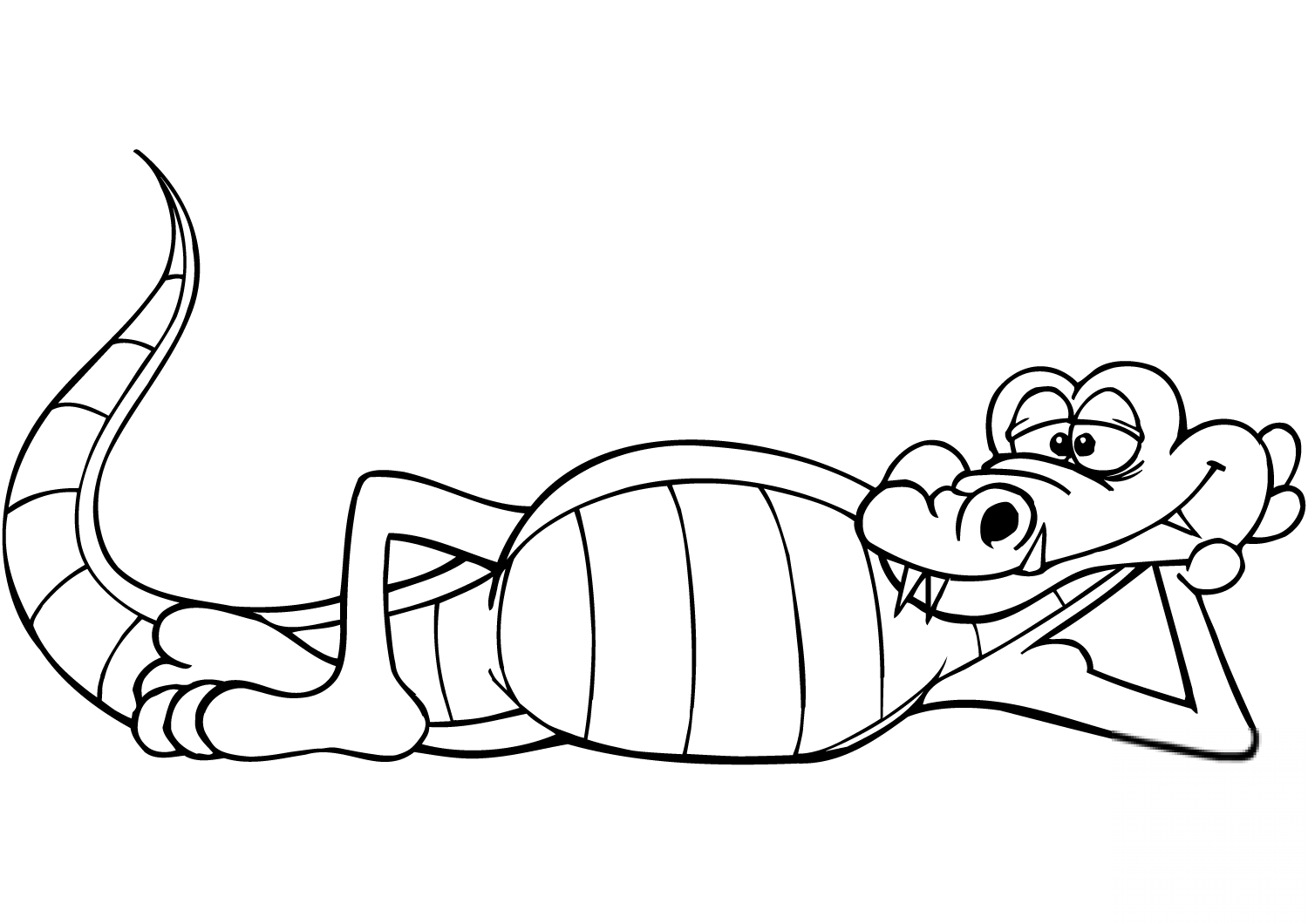 Cartoon Alligator