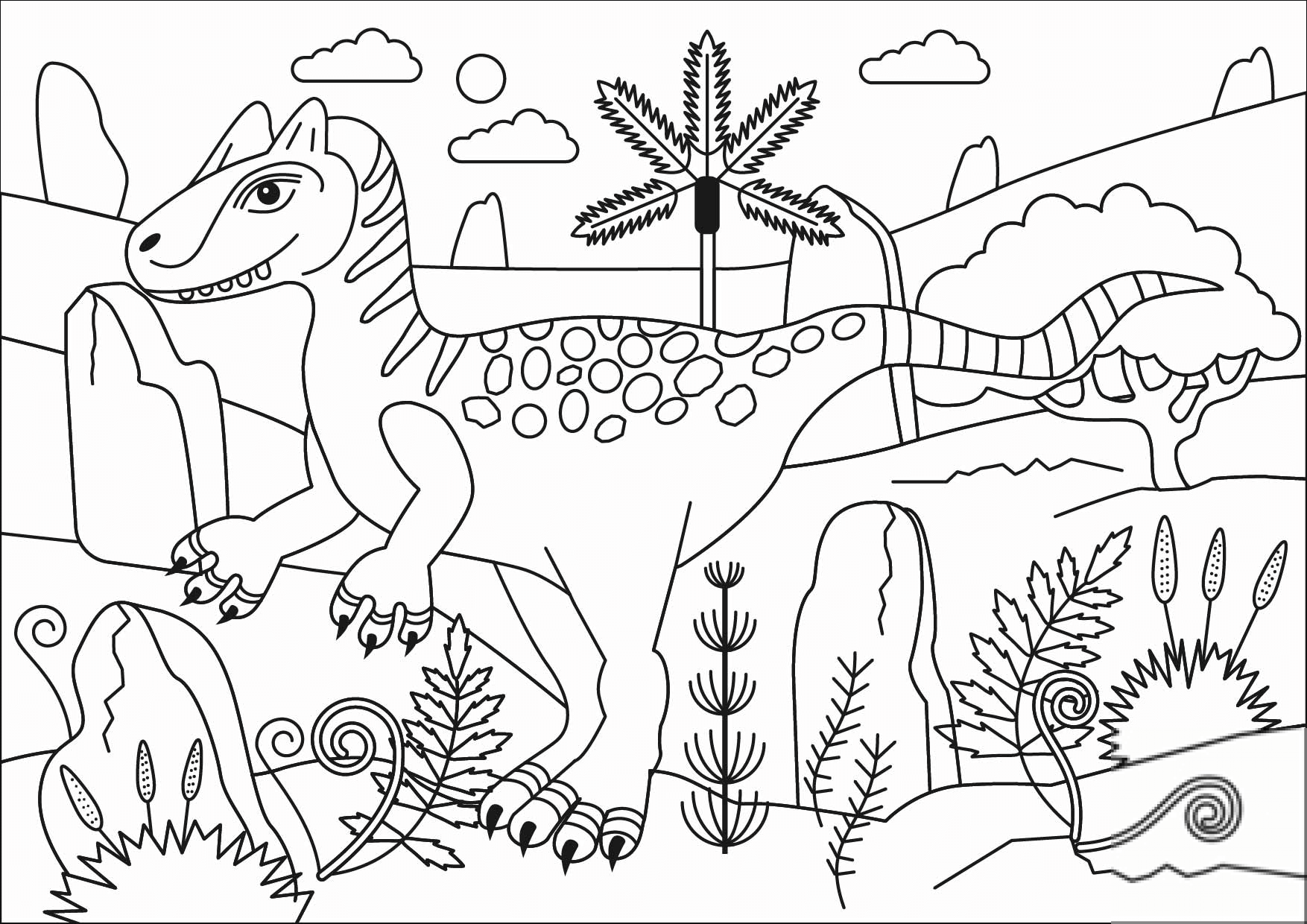 kolorowanka Allozaur