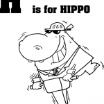 Litera H jak hipopotam