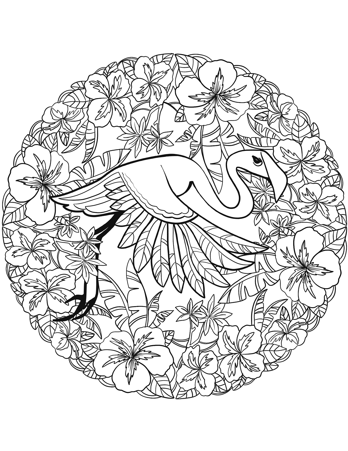 Flamingo Mandala