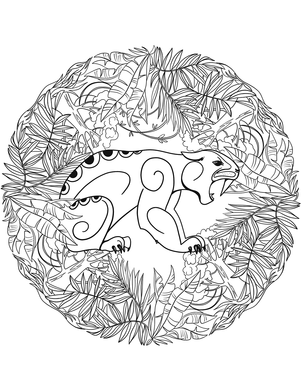 Jaguar Mandala