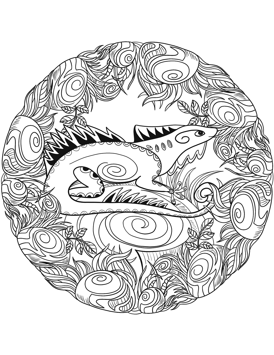 Lizard Mandala