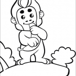 Cute Ape on a Tree