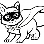 Baby Fox in a Mask