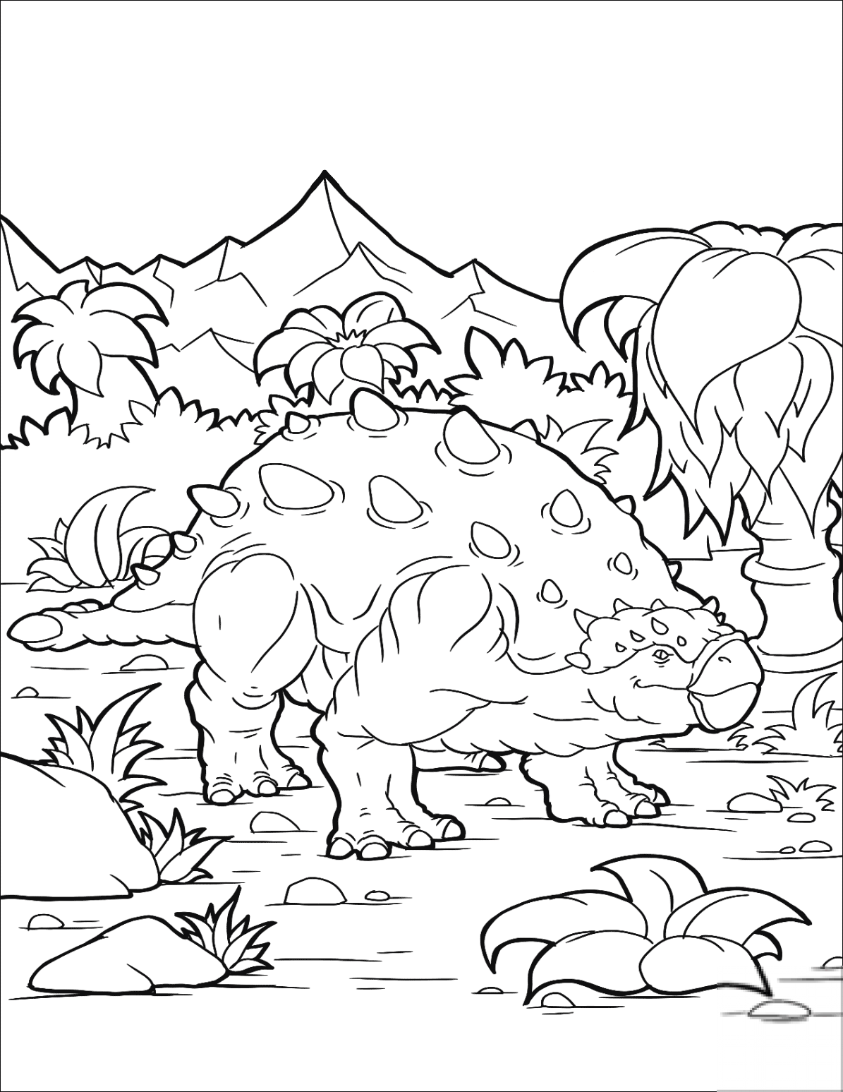 Dinozaurek Ankylozaur