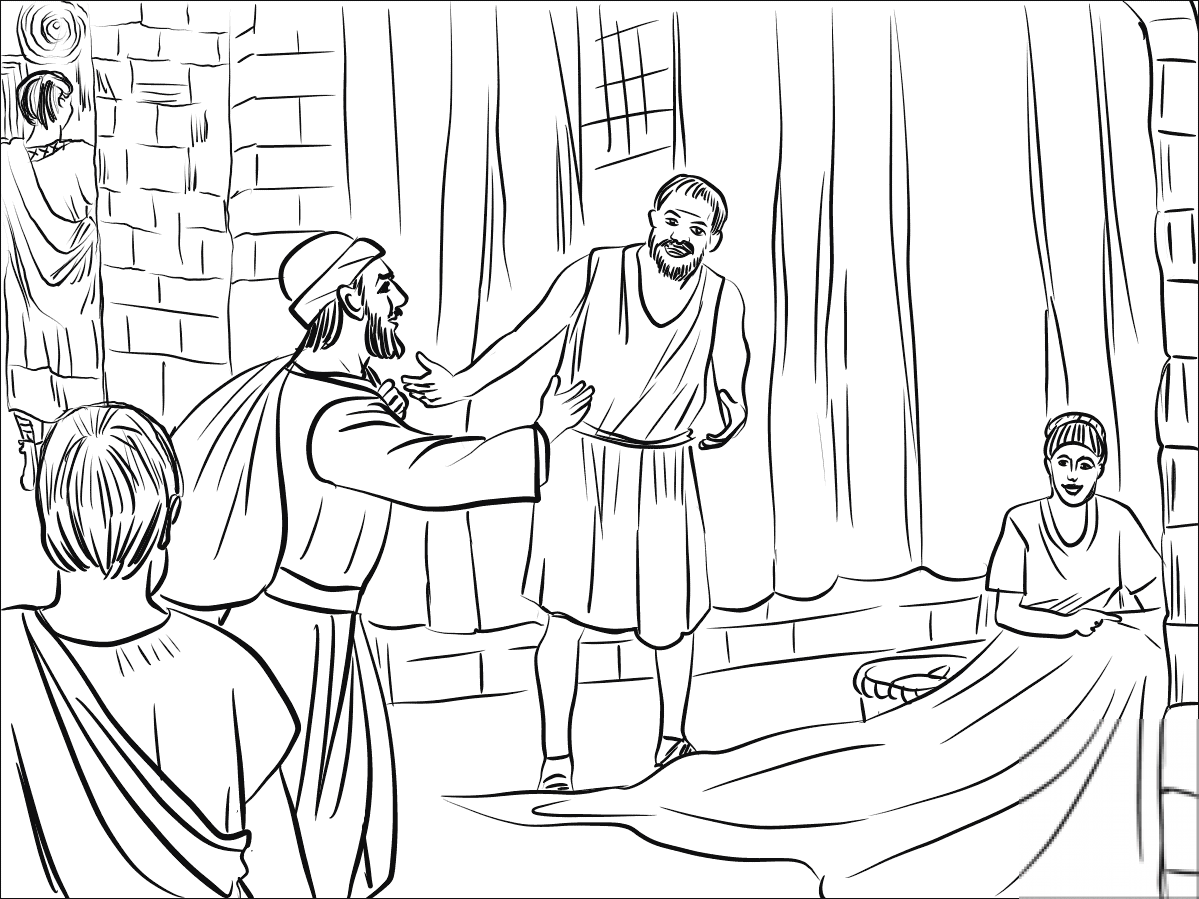 kolorowanka Apostoł Paweł