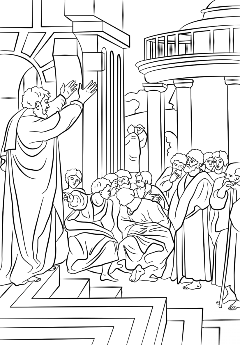 Paul Preaching in Athens
