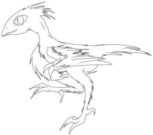 kolorowanka Archaeopteryx