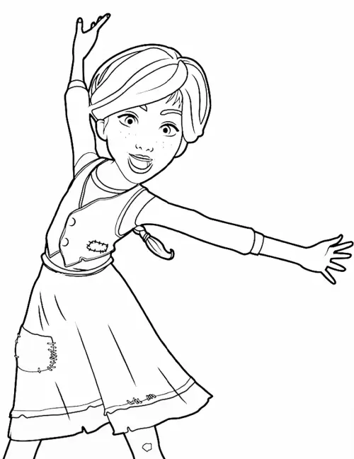 kolorowanka Balerina
