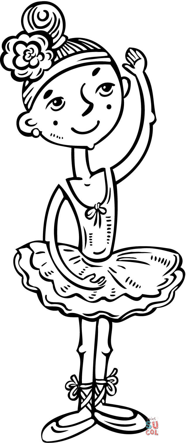 Dziewczynka Ballerina