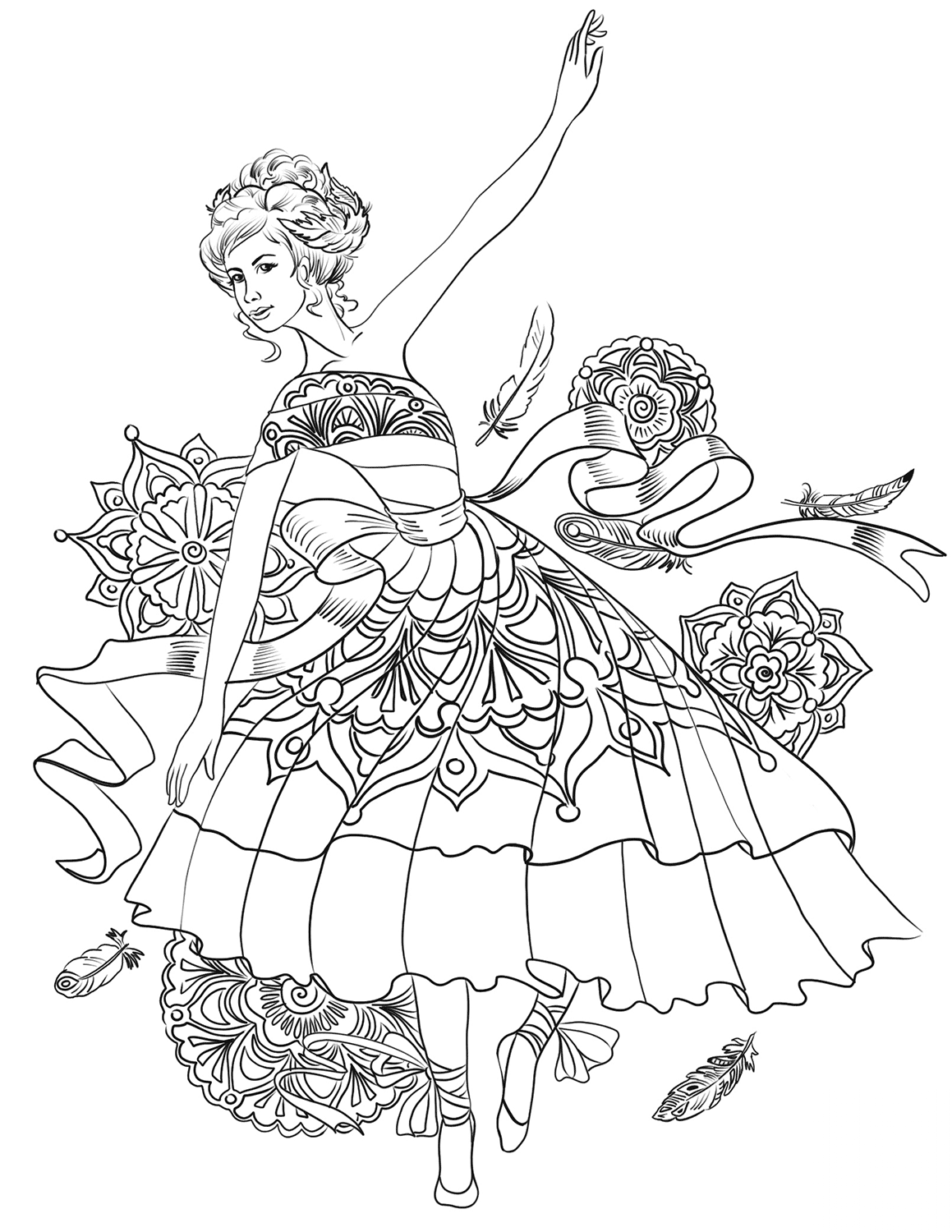 Ballerina Swan Dance