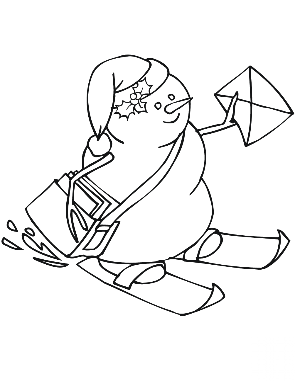 Snowman Postman