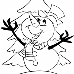 Cartoon Snowman