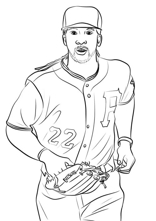kolorowanka Baseball