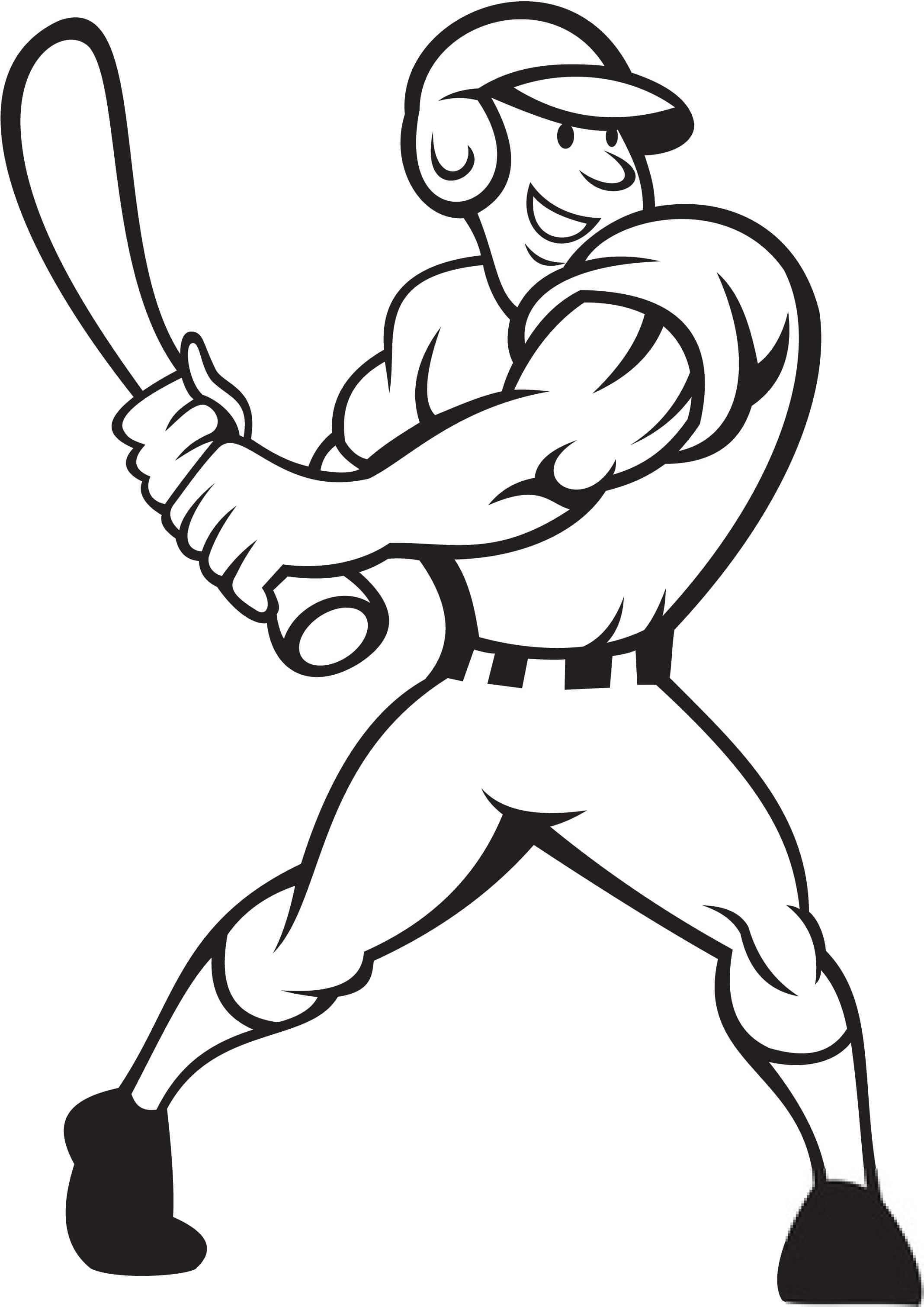 Baseballista od struny pałkarza
