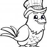 Funny Eagle with Top Hat