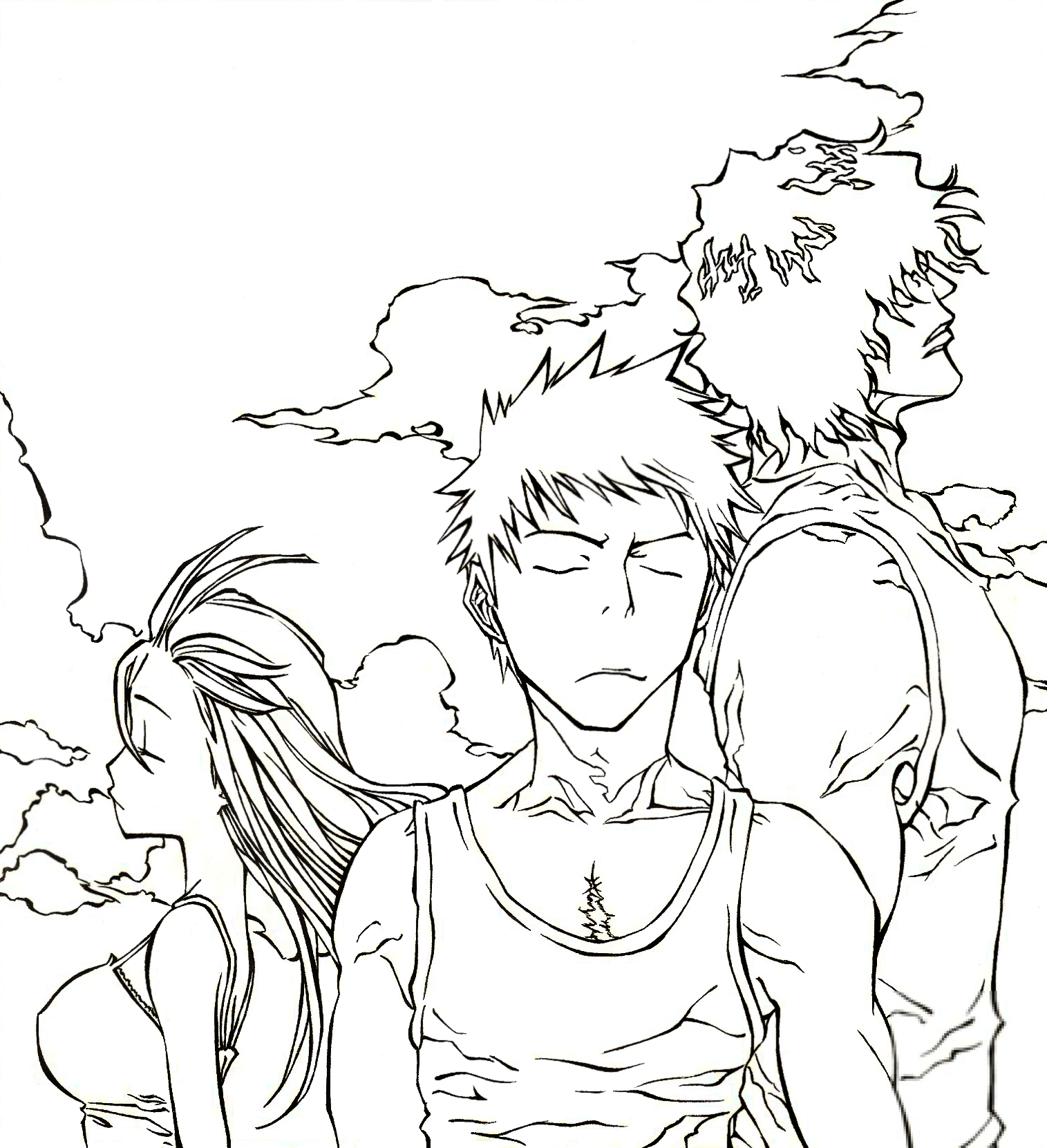 Trio from Manga/Anime Bleach