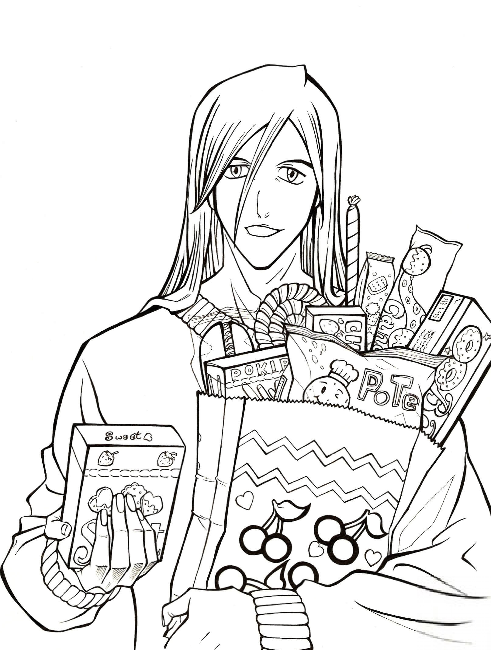Ukitake Taichou: Who wants some...
