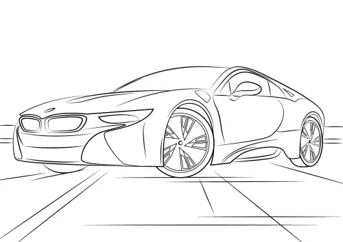 kolorowanka BMW
