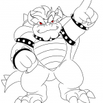 Bowser pokazuje