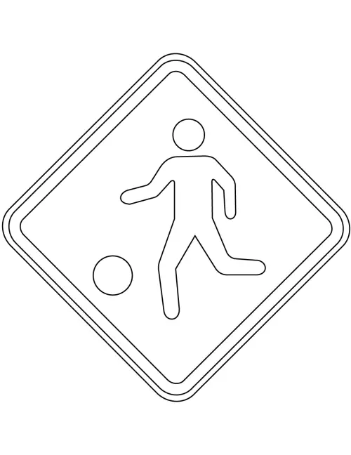 kolorowanka Brazil Road Signs