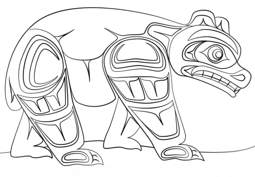 kolorowanka Canadian Aboriginal Art