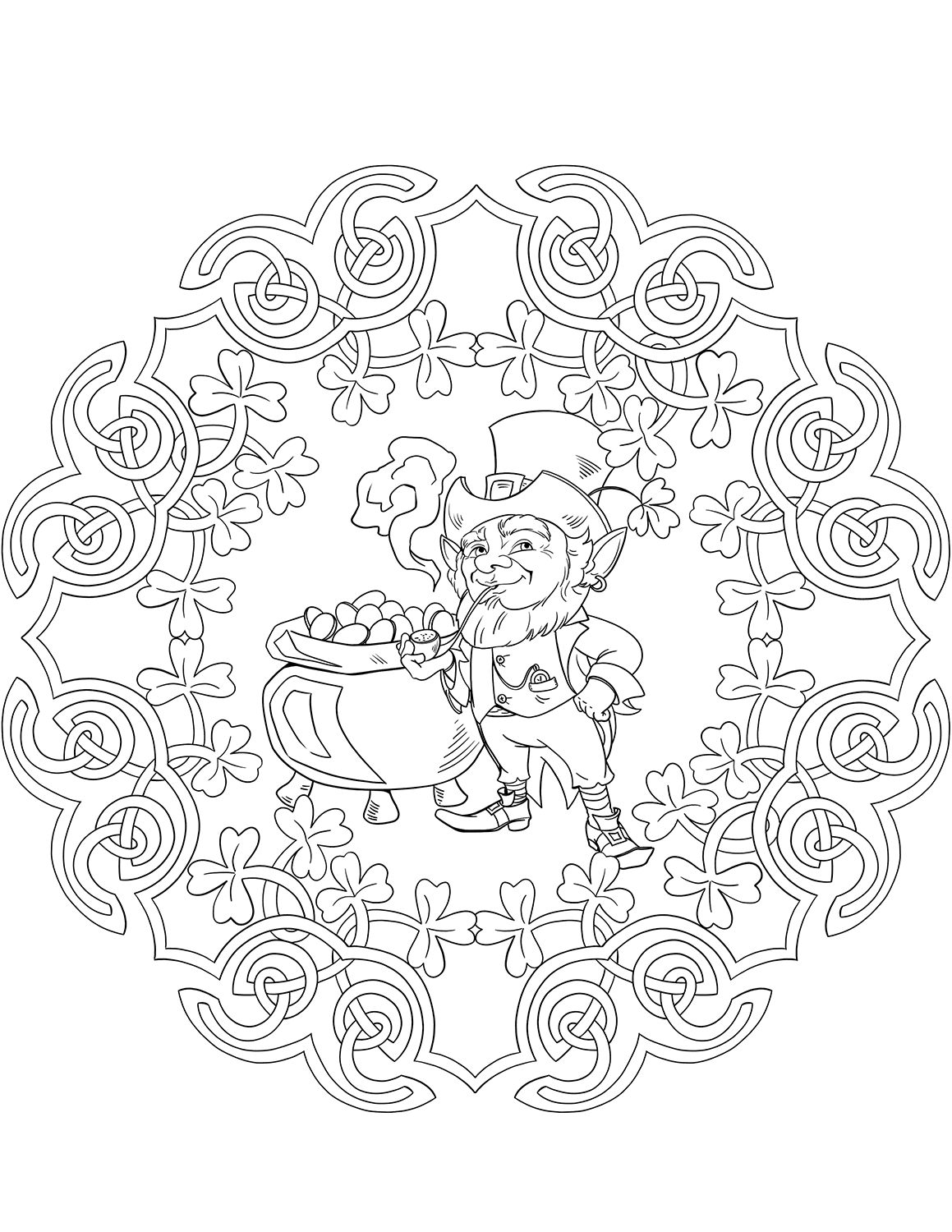 kolorowanka Celtic mandalas