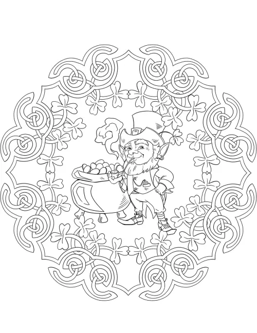 kolorowanka Celtic mandalas