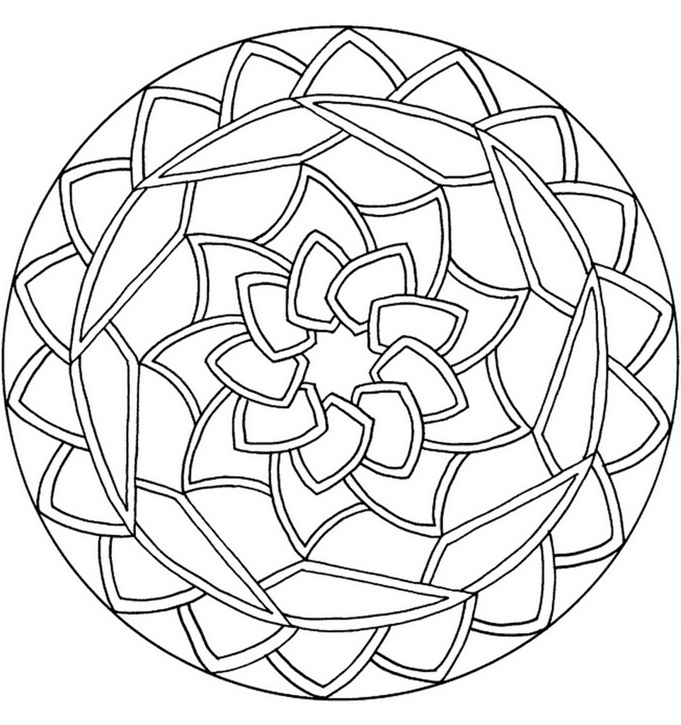 Celtic Knot Mandala with Flower