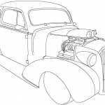 Chevy Coupe Hot Rod
