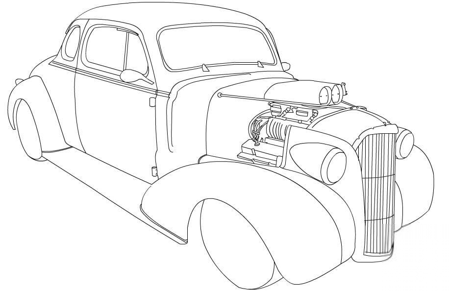 Chevy Coupe Hot Rod