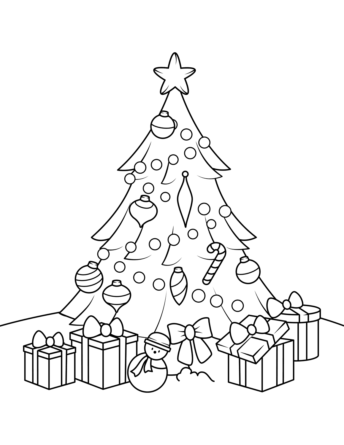 Christmas Tree with Presents
