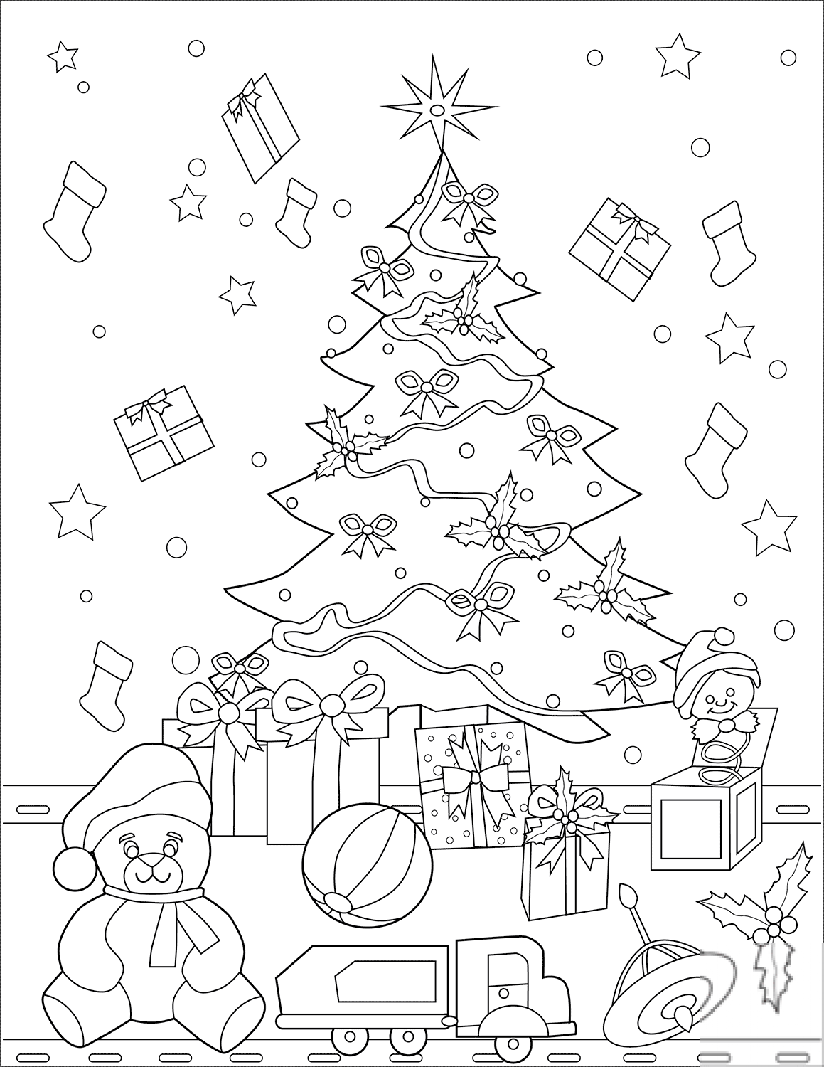 Christmas Tree and Presents