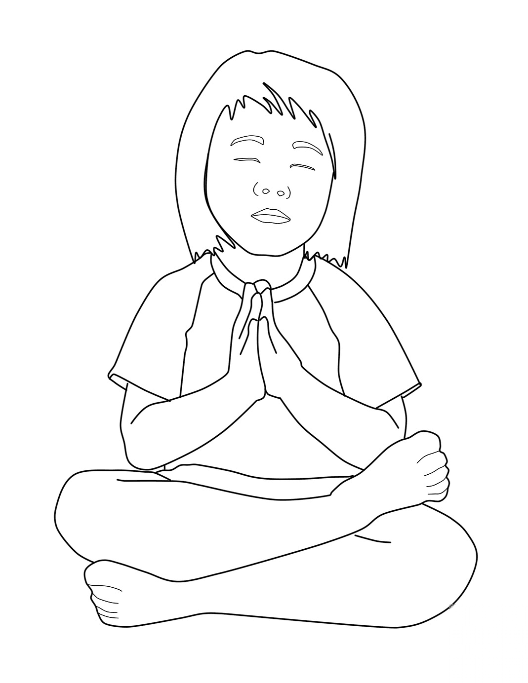Praying Child