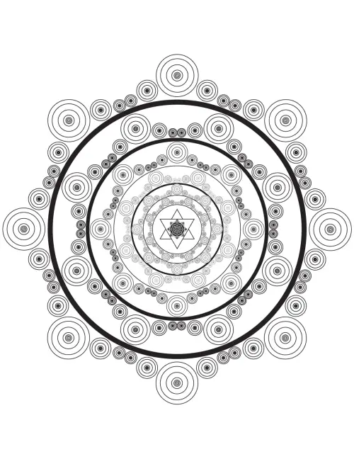 kolorowanka Circle Mandalas