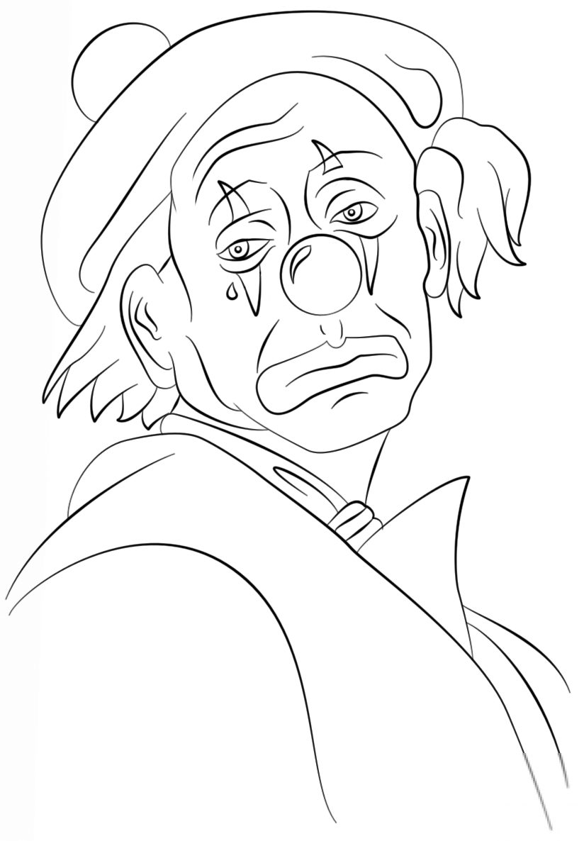 Smutny klown