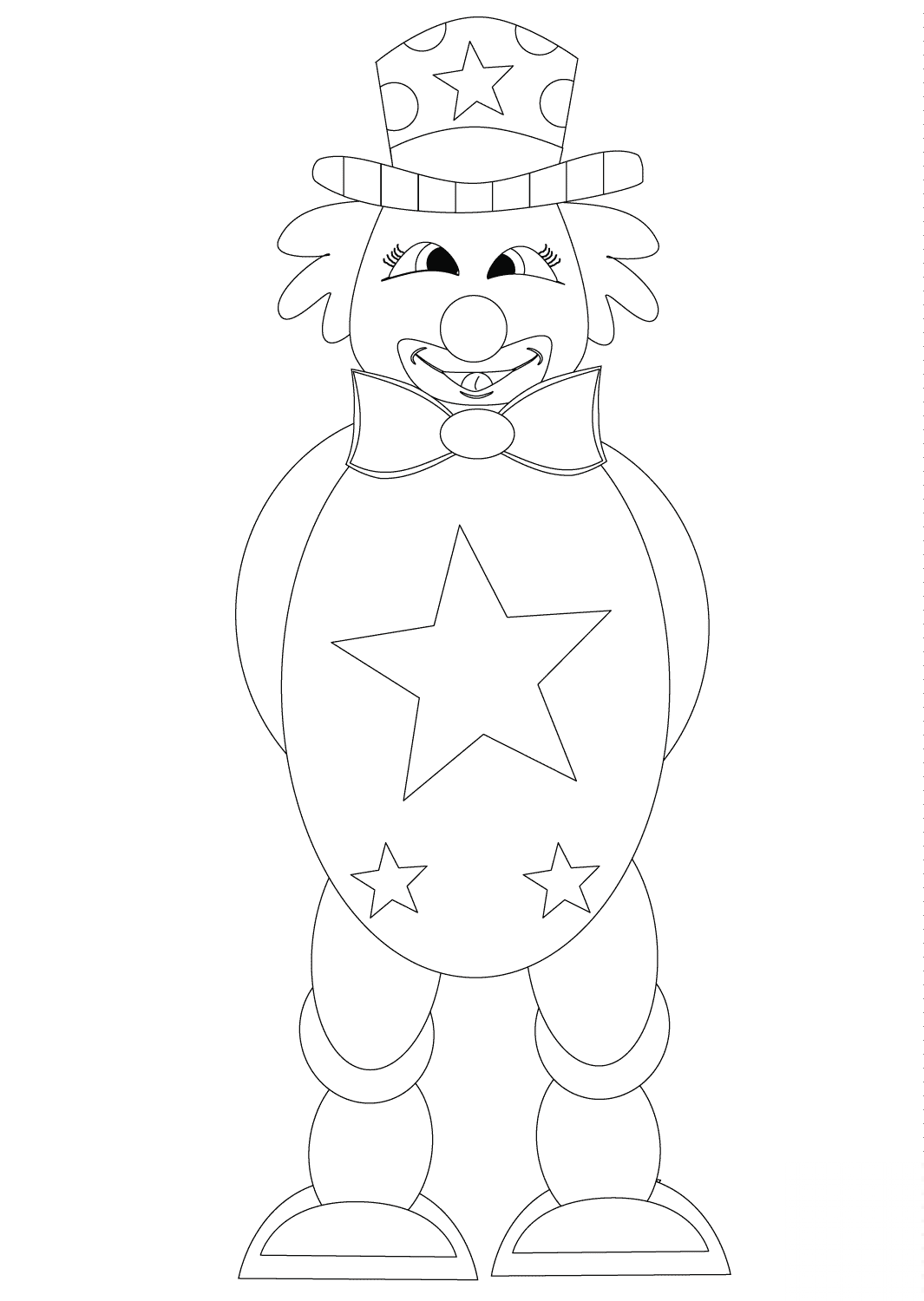 Klown animowany