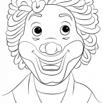 Twarz klowna