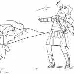 David Sling a Stone and Strucks...