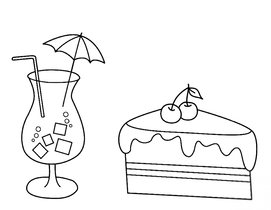 Cocktail and Cake