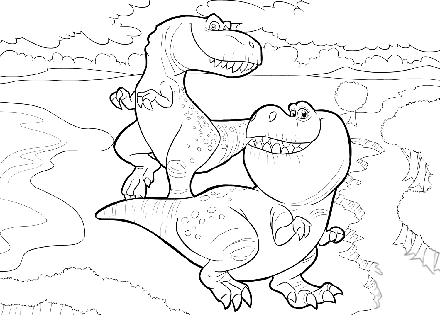 Nash and Ramsey from The Good Dinosaur